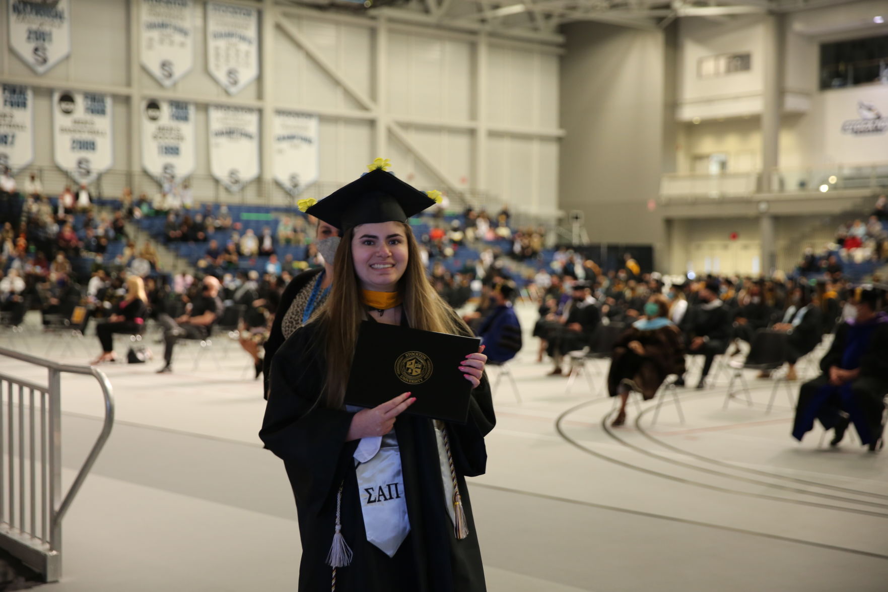 Stockton University commencement Tuesday, May 11, 2021 at the Galloway Township campus